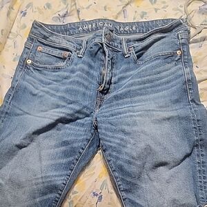 American Eagle Outfitters Blue Capris